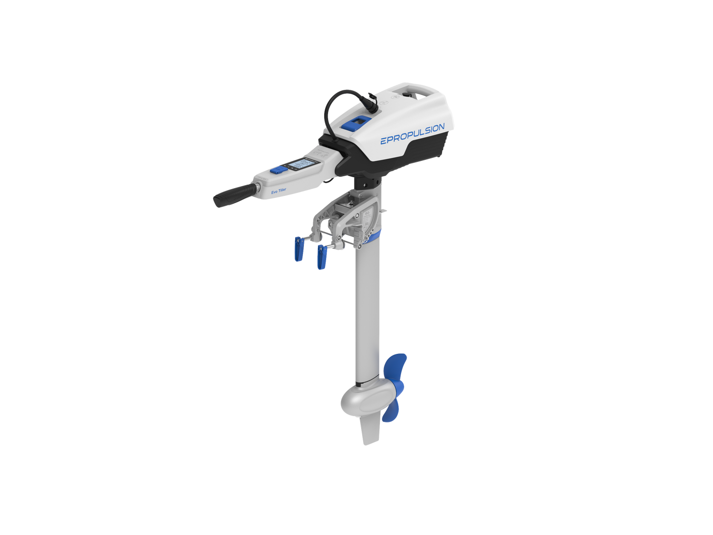 ePropulsion SPIRIT 1.0 EVO electric outboard with tiller control